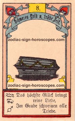 The coffin, monthly Virgo horoscope April