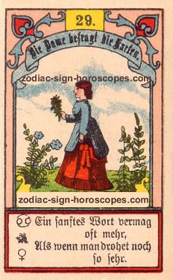 The lady, monthly Virgo horoscope April
